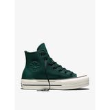 Converse Chuck Taylor All Star Lift Kadın Yeşil Deri Sneaker
