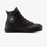 Converse Chuck Taylor All Star Lift Platform Deri Unisex Siyah Sneaker