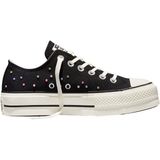 Converse Chuck Taylor All Star Lift Platform Mini Studs Siyah Kadın Sneaker Ayakkabı - 000-Siyah