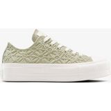 Converse Chuck Taylor All Star Lift Platform Textured Material Kadın Sneaker Ayakkabı - Yeşil
