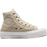 Converse Chuck Taylor All Star Lift Platform Warm Winter Kadın Günlük Ayakkabı - Krem