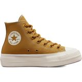 Converse Chuck Taylor All Star Lift Platform Workwear Textiles Kadın Platformlu Günlük Ayakkabı A04363C Sarı - Altın Sarısı