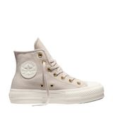 Converse Chuck Taylor All Star Lift Side Zip Bej Kadın Sneaker Ayakkabı