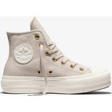 Converse Chuck Taylor All Star Lıft Sıde Zıp Spor Ayakkabı A18386C-134 - Bej
