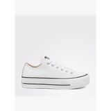 Converse Chuck Taylor All Star Lift Unisex Beyaz Deri Platform Sneaker