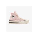 converse Chuck Taylor All Star Lift Unisex Pembe Süet Platform Sneaker