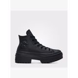 converse Chuck Taylor All Star Lugged Heel Kadın Siyah Deri Platform Bot