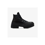 Converse Chuck Taylor All Star Lugged Heel Kadın Siyah Deri Platform Su Geçirmez Bot