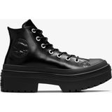 Converse Chuck Taylor All Star Lugged Heel Unisex Siyah Deri Platform Bot - 001-Siyah