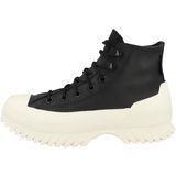 Converse Chuck Taylor All Star Lugged Kadın Kışlık Spor Ayakkabı, Siyah/Kalın Mandarin/Egret, 8.5 Women/6.5 Men
