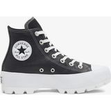 Converse Chuck Taylor All Star Lugged Leather Kadın Siyah Sneaker - 001-Siyah