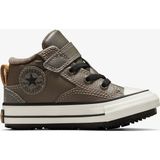 Converse Chuck Taylor All Star Malden Street Bebek Kahverengi Deri Bot - 201-Kahverengi