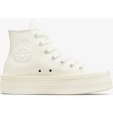 Converse Chuck Taylor All Star Modern Lift Platform Canvas Kadın Krem Sneaker - 286-Krem