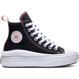 Converse Chuck Taylor All Star Move Canvas Platform Çocuk Siyah Sneaker.001
