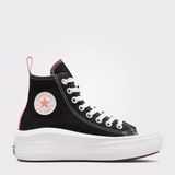 Converse Chuck Taylor All Star Move Canvas Platform Kadın Sneaker 271716C - Siyah - Pembe