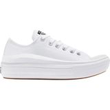 Converse Chuck Taylor All Star Move Kadın Beyaz Ayakkabı Nefes Alabilir Yapı ile Koşu ve Yürüyüş İçin İdeal