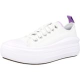 Converse Chuck Taylor All Star Move Lo Beyaz/Pixel Mor Kanvas Çocuk Spor Ayakkabı