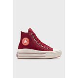Converse Chuck Taylor All Star Move Logolu Kalın Taban Sneaker Bayan Ayakkabı A12586C 642 KIRMIZI