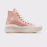 Converse Chuck Taylor All Star Move Pembe Platform Sneaker - 689-Pembe