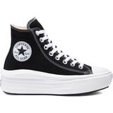 Converse Chuck Taylor All Star Move Platform Canvas Hi Ayakkabı - Siyah