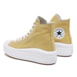 Converse Chuck Taylor All Star Move Platform Seasonal Color kadın spor ayakkabısı, Dunescape White White, 37.5 EU