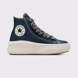 Converse Chuck Taylor All Star Move Platform Unisex Lacivert Sneaker - 401-Lacivert