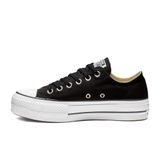 Converse Chuck Taylor All Star Platform Canvas Low Top Kadın Günlük Spor Ayakkabı Siyah 39.5