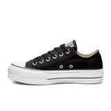 Converse Chuck Taylor All Star Platform Canvas Low Top Kadın Günlük Spor Ayakkabı Siyah 40