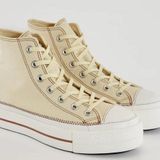 Converse Chuck Taylor All Star Platform Sari Gunluk Spor Ayakkabi