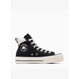 Converse Chuck Taylor All Star Puff Lift Kadın Siyah Süet Sneaker