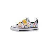Converse Chuck Taylor All Star Sneaker Bianco da bambino A07219C, Beyaz, 21 EU