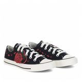 Converse Chuck Taylor All Star Valentine's Day Roses Sneaker, 37 EU, A13651C, Siyah, Kadın