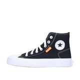 Converse Chuck Taylor Alt Star Canvas erkek spor ayakkabısı, Siyah Beyaz, 37.5 EU