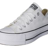 Converse Chuck Taylor Öküz CTAS Asansör Tuval Ayakkabı Kadın Spor, Beyaz (Beyaz/Garnet/Donanma 102), 40 AB