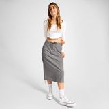 Converse Classic Dokuma Kadın Gri Cargo Etek - 055-Gri