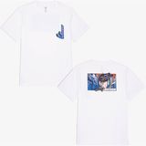Converse Classic Erkek Baskılı Beyaz T-Shirt - XS