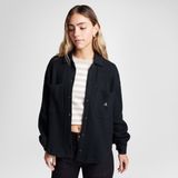 Converse Classic Kadın Oversize Fit Siyah Gömlek - 001-Siyah