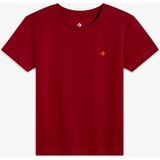 Converse Classic Kadın Slim Fit Kırmızı T-Shirt - 642-Bordo - XL