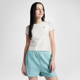 Converse Classic Kadın Slim Fit Krem T-Shirt - XS - 286-Krem