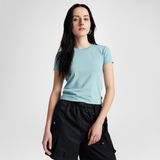 Converse Classic Kadın Slim Fit Yeşil T-Shirt - 423-Mavi