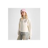 converse Classic Kadın Yarım Fermuarlı Krem Sweatshirt