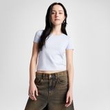 Converse Cropped Kadın Mor T-Shirt - 456-Mor