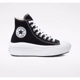 Converse Ctas Move Hi Kadın Günlük Ayakkabı 568497C Siyah-Siyah-36 beyaz-siyah