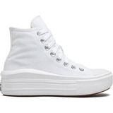 Converse CTAS MOVE HI Kadın Spor Ayakkabı Beyaz/Natural Ivory/Black Nefes Alabilir Yapı