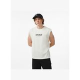 Converse Erkek Krem Grafik Baskılı Kolsuz T-Shirt