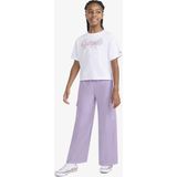 Converse Geniş Paça Lila Kız Çocuk Eşofman Altı 4CH994-PF4-CNVG Wıder Leg Cargo Pan - 10 - 12 Yaş