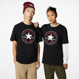 Converse Go-To All Star Patch Logo Unisex Siyah T-Shirt - 001-Siyah - M
