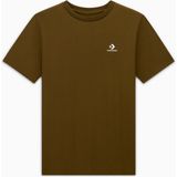 Converse Go-To Star Chevron Unisex Kahverengi T-Shirt - 331-Yeşil