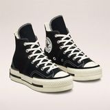 Converse High Chuck 70 Plus Siyah Spor Ayakkabı Nefes Alabilir Yapı ile Günlük Kullanıma Uygun