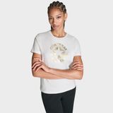 Converse Kadın Chuck Logolu Matalik Beyaz T-Shirt